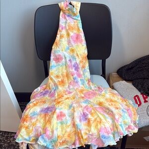 Astr Multicolor Floral Kids Dress